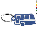 CombiCraft Kunststof sleutellabel caravan 43x21mm - per stuk