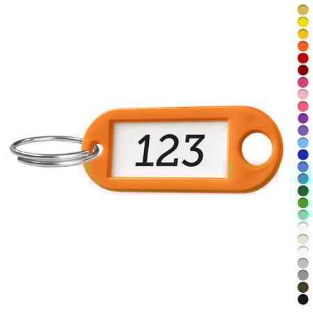 CombiCraft Kunststof sleutellabel R5 met nummer - per stuk