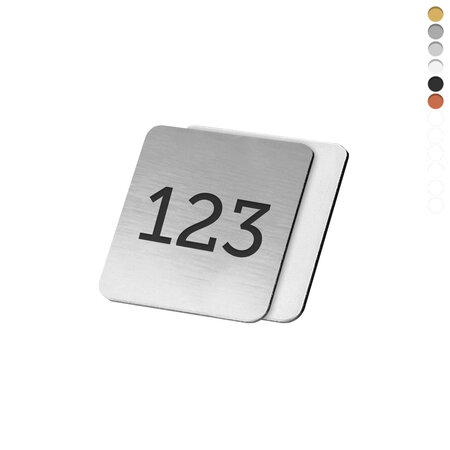 CombiCraft Laserfolie lockernummers met tape - per stuk