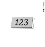 CombiCraft Laserfolie plaknummer voor garderobe - per stuk