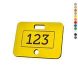 CombiCraft Kunststof security tag met nummer - per stuk