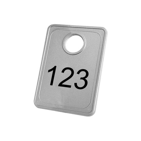 CombiCraft Kunststof nummerplaatje 36x50mm met gat - per stuk