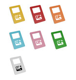 CombiCraft Garderobemunten Melody aluminium 30x45mm met nummer - per stuk