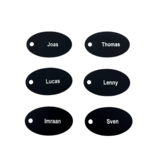 CombiCraft Kunststof sleutellabel ovaal met tekst - per stuk