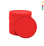 CombiCraft Blanco plastic winkelwagenmunten €2 formaat-  per 100 stuks