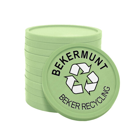 Bekermunt gerecycled plastic Ø29mm - 100 stuks