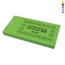 Consumptiekaarten €20 - 50 stuks