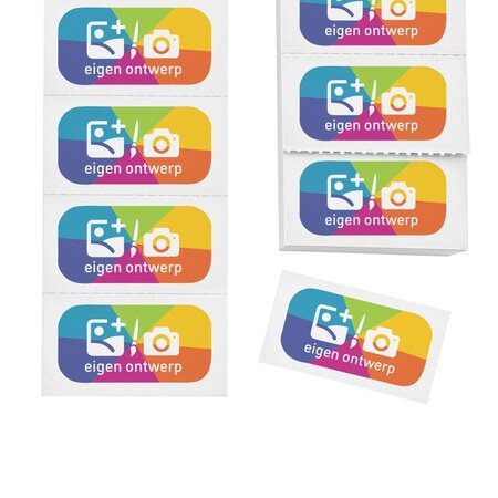 Consumptiebonnen bedrukken met een eigen ontwerp in full colour - per 1000 bonnen