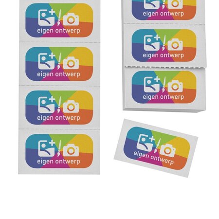 Consumptiebonnen bedrukken met een eigen ontwerp in full colour - per 1000 bonnen