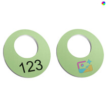 Garderobemunt Ø40mm aluminium - per stuk
