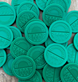 CombiCraft Plastic breekmunten Ø29mm met jouw ontwerp vanaf 3000 stuks - per 1000 stuks