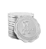 Aluminium consumptiemunt Santé Ø25mm - per 100 stuks
