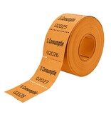 CombiCraft Actie: consumptiebonnen op rol halve consumptie 30x30mm - per 500 bonnen