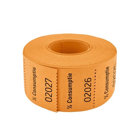 CombiCraft Actie: consumptiebonnen op rol halve consumptie 30x30mm - per 500 bonnen