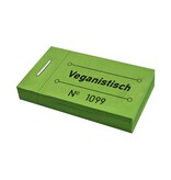 Consumptiebon veganistisch in groen 50x30mm - per 50 bonnen