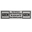 CombiCraft Aluminium deurbordje Geen verkopers, geloofovertuigers enz. 165 x 45 mm - per 1 stuk