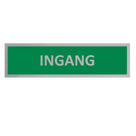CombiCraft Aluminium deurbordje Ingang 165 x 45 mm - per 1 stuk