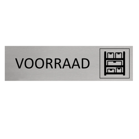 CombiCraft Aluminium deurbordje Voorraad 165 x 45 mm - per 1 stuk