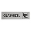 CombiCraft Aluminium deurbordje glasvezel 165 x 45 mm - per 1 stuk