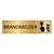 Goud aluminium deurbordje Brandmelder