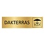 Goud aluminium deurbordje Dakterras 165 x 45 mm - per 1 stuk
