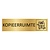 Goud aluminium deurbordje Kopieerruimte
