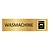 Goud aluminium deurbordje Wasmachine
