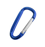 Karabijnhaak kleurenmix 60x30mm aluminium - per set van 6 kleuren