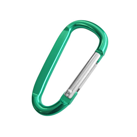 Karabijnhaak kleurenmix 60x30mm aluminium - per set van 6 kleuren