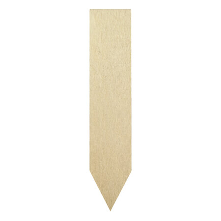 Houten steeketiketten 20x100x2mm - per 100 stuks
