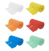 Sleufetiketten PVC op rol 200x20mm beschrijfbaar - per 1000 etiketten