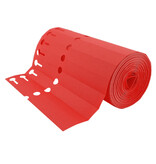 Sleufetiketten PVC op rol 200x20mm beschrijfbaar - per 1000 etiketten