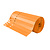 Sleufetiketten oranje 200x13mm beschrijfbaar