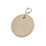CombiCraft Blanco houten sleutellabel Ø37mm - per stuk