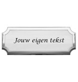 Aluminium naambordje Avelina met tekst - per stuk