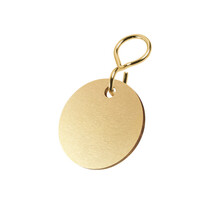 Blanco messing sleutellabel