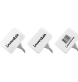 CombiCraft Blanco zelfklevende etiketten op rol 90x55mm polypropyleen - 1.500 etiketten