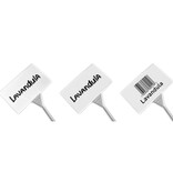 CombiCraft Kunststof plaatetiket 450x160mm met knik - per 10 stuks