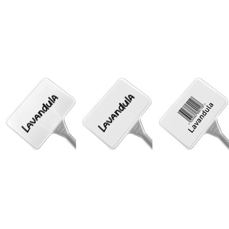 CombiCraft Kunststof plaatetiket 350x95mm met knik - per 10 stuks