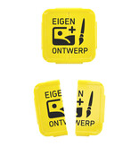 Breekmunten gerecycled plastic met jouw ontwerp - per 1000 stuks