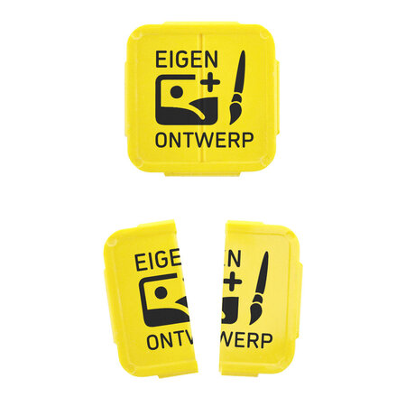 Breekmunten gerecycled plastic met jouw ontwerp - per 1000 stuks