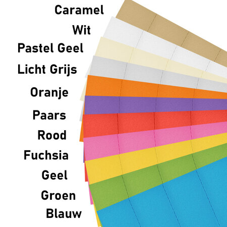 Nummerblokjes Varel met eigen tekst in boekjes - per 2000 nummers