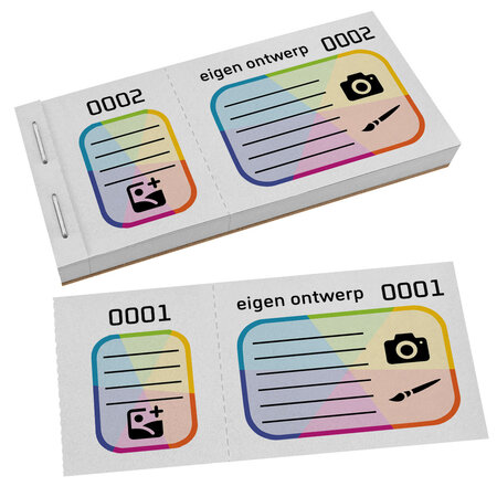 CombiCraft Grote loten met eigen ontwerp full colour druk - per 600 lootjes