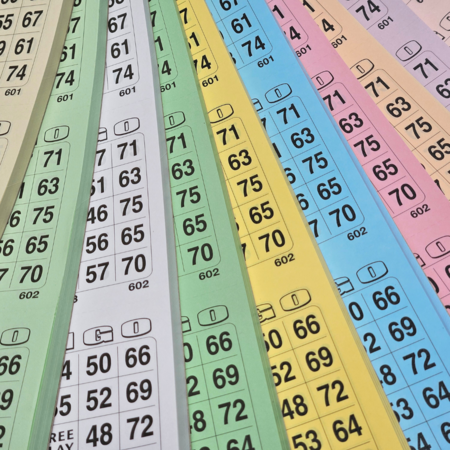 Bingo kaarten of bingo blaadjes - per set van 3000 kaarten