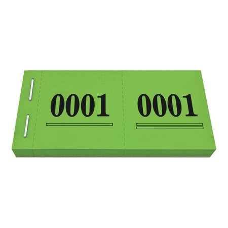 Cloakroom tickets met nummering - per 1000 tickets