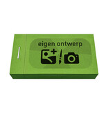 Consumptiebon 50x30mm met eigen ontwerp - 50 bonnen per boekje - per 3150 bonnen