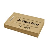 Consumptiebon in boekje met eigen tekst 50x30mm - 30 bonnen per boekje - per 810 bonnen