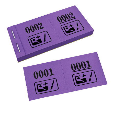 Garderobenummer met eigen logo - per 1000 nummers