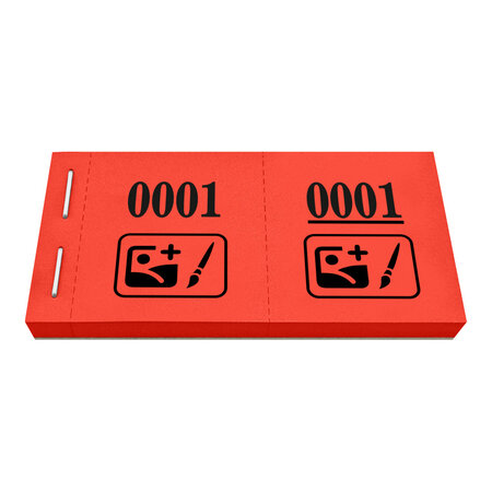 Garderobenummer met eigen logo - per 1000 nummers
