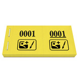 Garderobenummer met eigen logo - per 1000 nummers